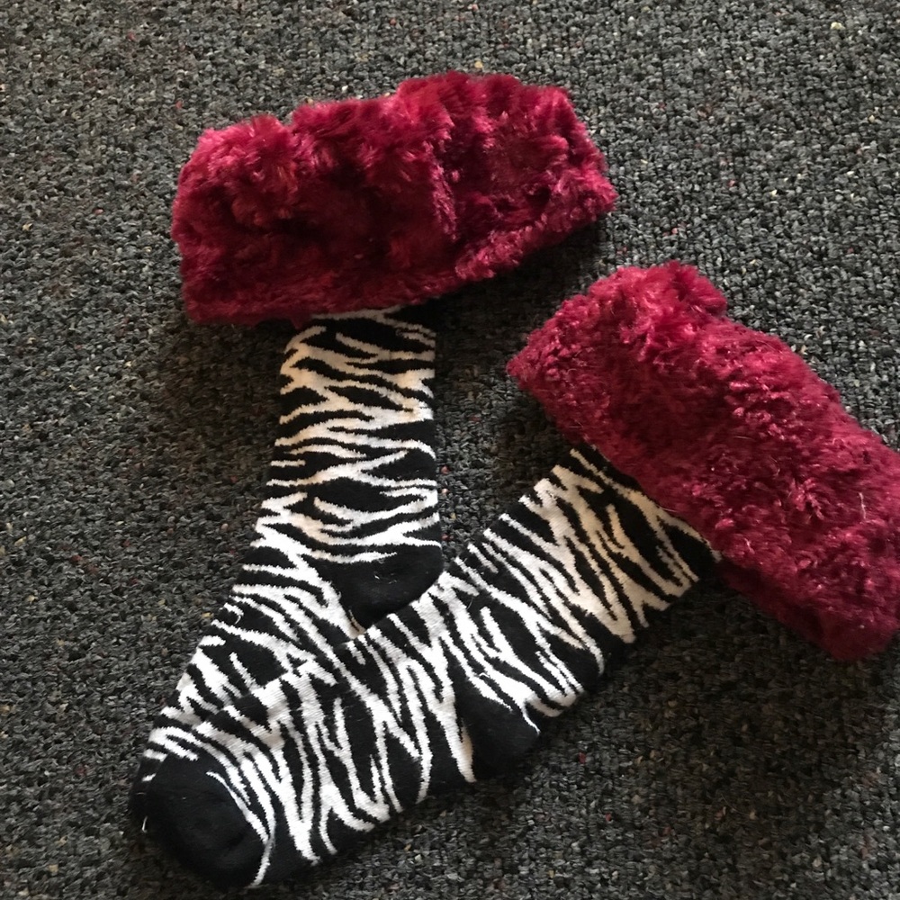 Super cool cheetah print socks